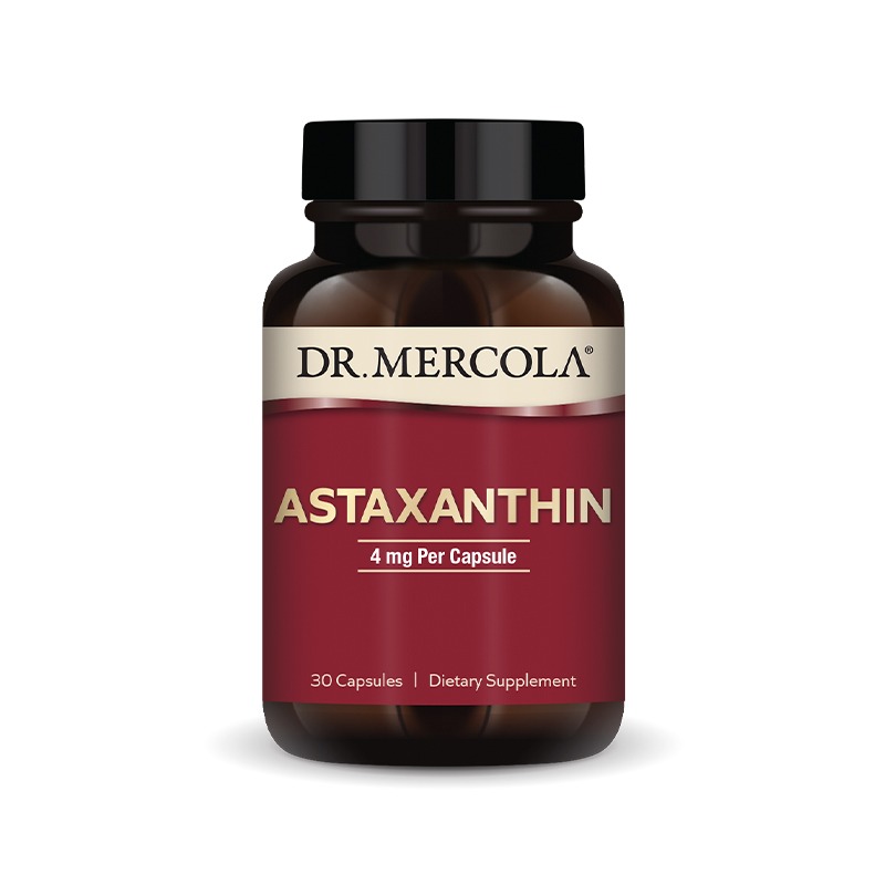 Astaxanthin 4mg x30 Caps. - Dr. Mercola - Dr. Mercola