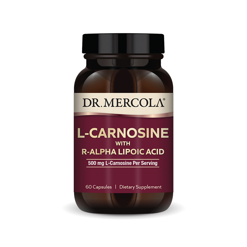 L-Carnosine with R-Ala 500mg x60 C. - Dr. Mercola - Dr. Mercola