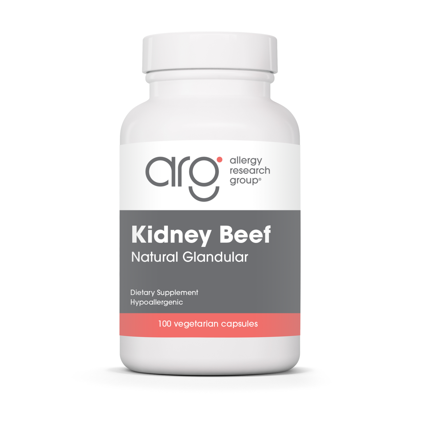 Kidney Beef (Riñon Bovino) 500mg x100 Caps. - Allergy Research Group - Allergy Research Group