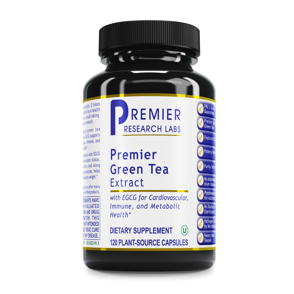 Green Tea Extract Egcg (Te verde) 355mg x 120 Caps. - Premier Research Labs - Premier Research Labs