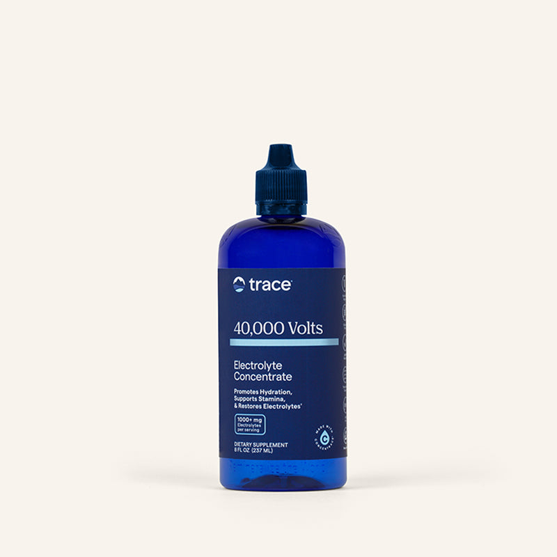 40,000 Volts Electrolyte x8 FL OZ Liquid - Trace Minerals - Trace Minerals