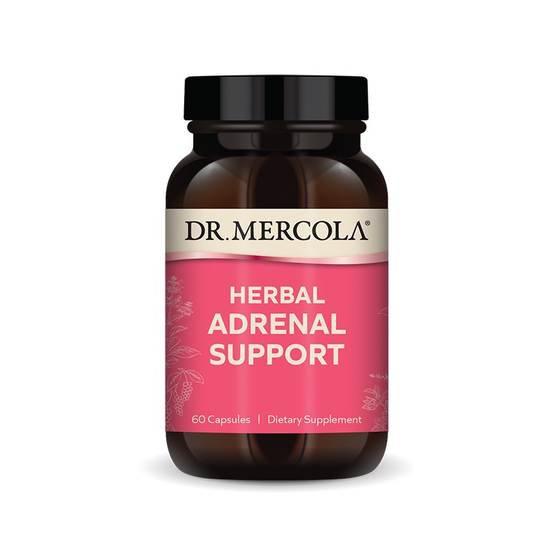 Herbal Adrenal Support x60 Caps. - Dr. Mercola - Dr. Mercola