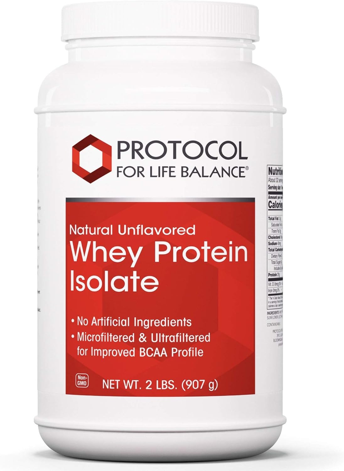 Whey Protein Isolate 2lbs. - Protocol For Life Balance - Protocol For Life Balance