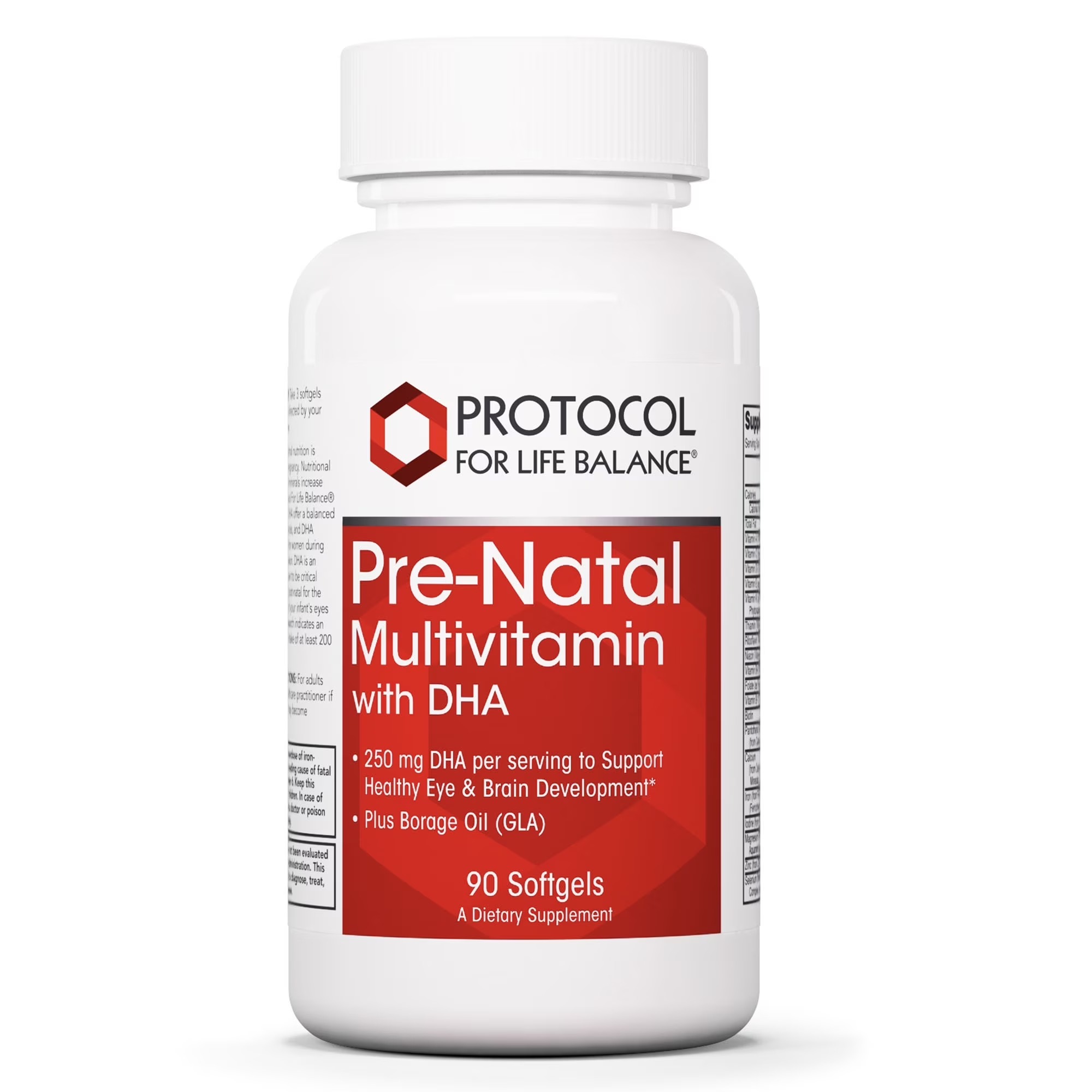 Pre-Natal Multivitamin with DHA x90 Softgels - Protocol For Life Balance - Protocol For Life Balance