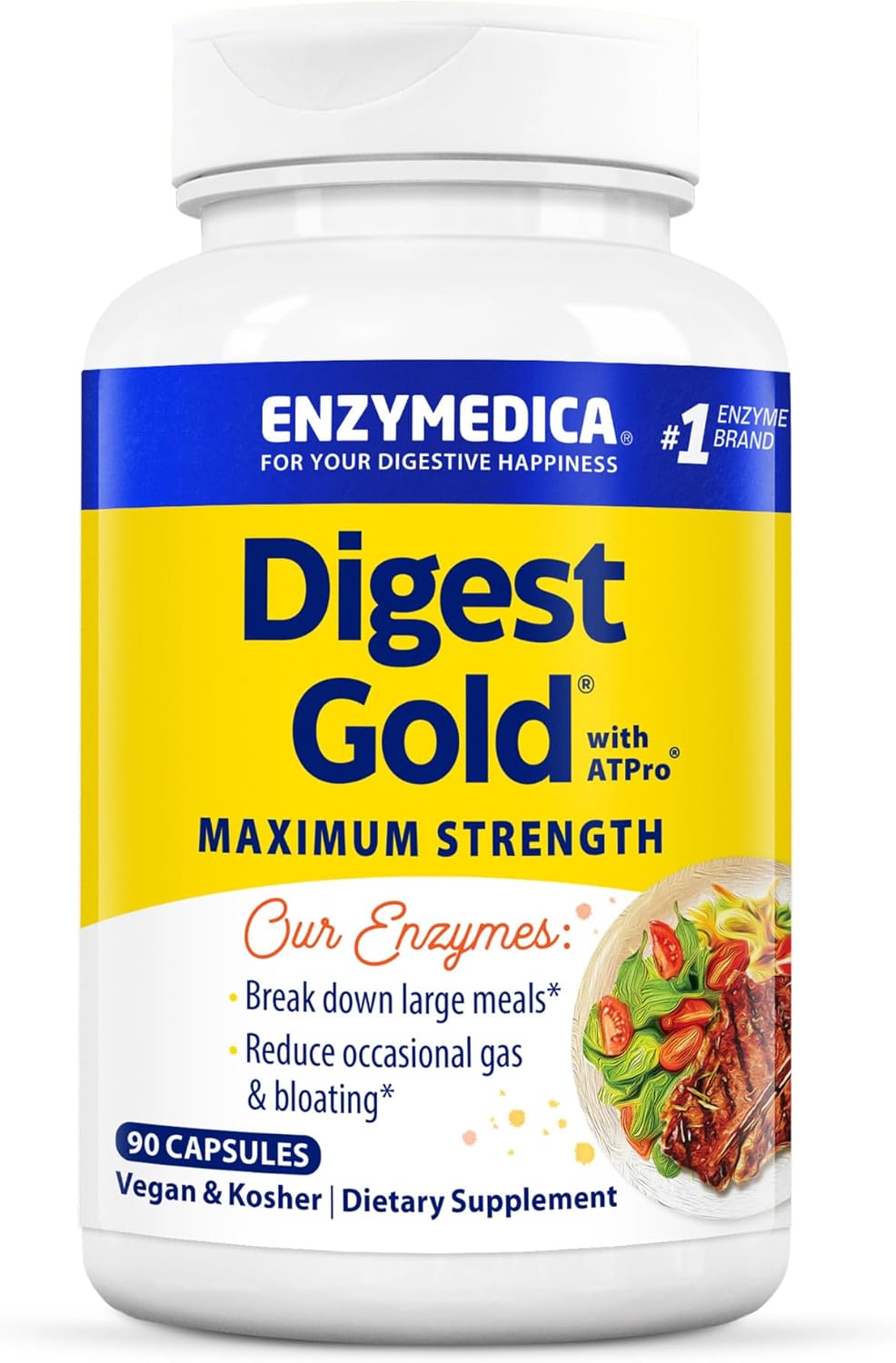 Digest Gold x90 Caps. - Enzymedica - Enzymedica