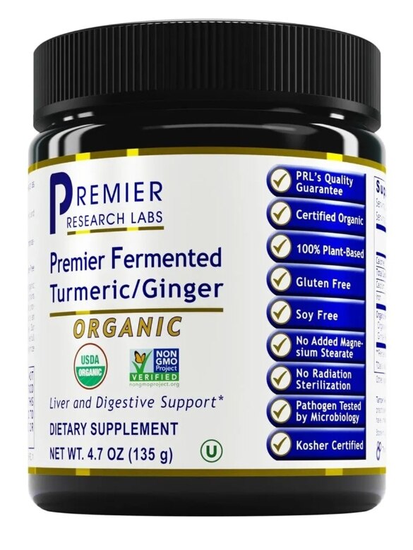 Turmeric/Ginger Fermented 4.7oz - Premier - Premier Research Labs - Premier Research Labs