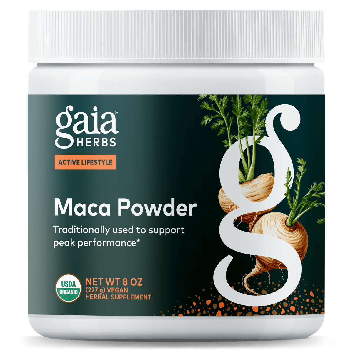 Maca Powder (Gelatinized, Peruvian) 8oz. Gaia Herbs - Gaia Herbs