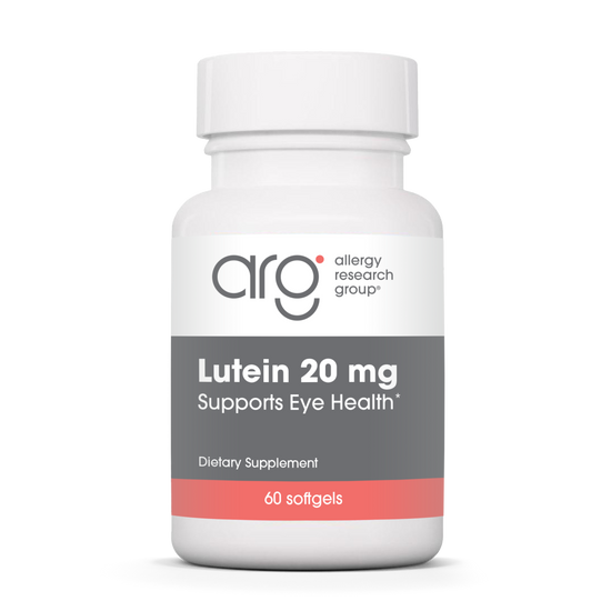 Lutein 20mg x60 Softgels - Allergy Research Group - Allergy Research Group