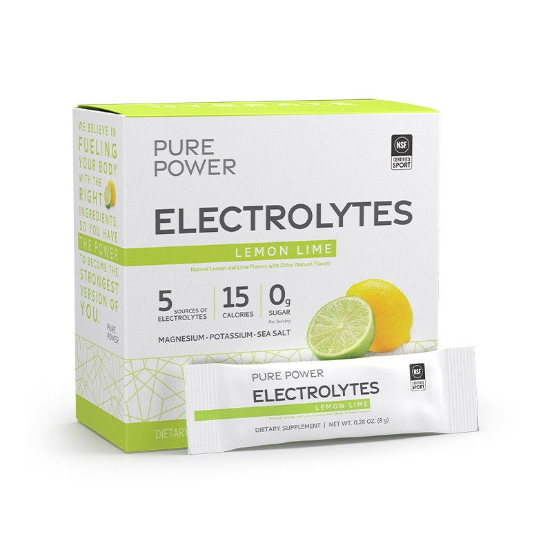 Electrolytes (Lemon Lime) x30 Packs - Pure Power - Dr. Mercola - Dr. Mercola