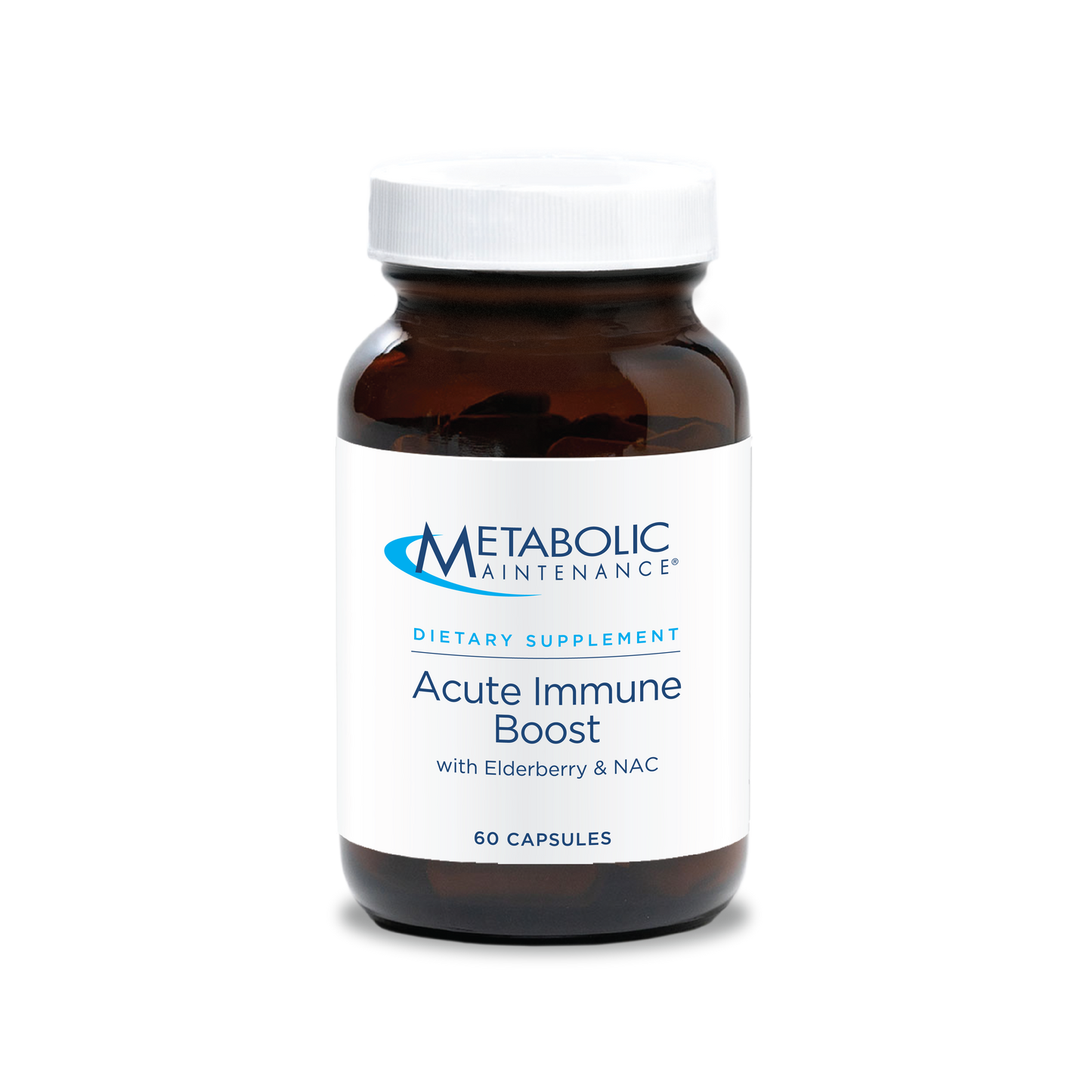 Acute Immune Boost w/ Elderberry & NAC x60 Caps - Metabolic M. - Metabolic Maintenance