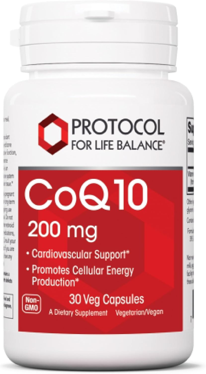CoQ10 200mg x30 Caps - - Protocol For Life Balance - Protocol For Life Balance