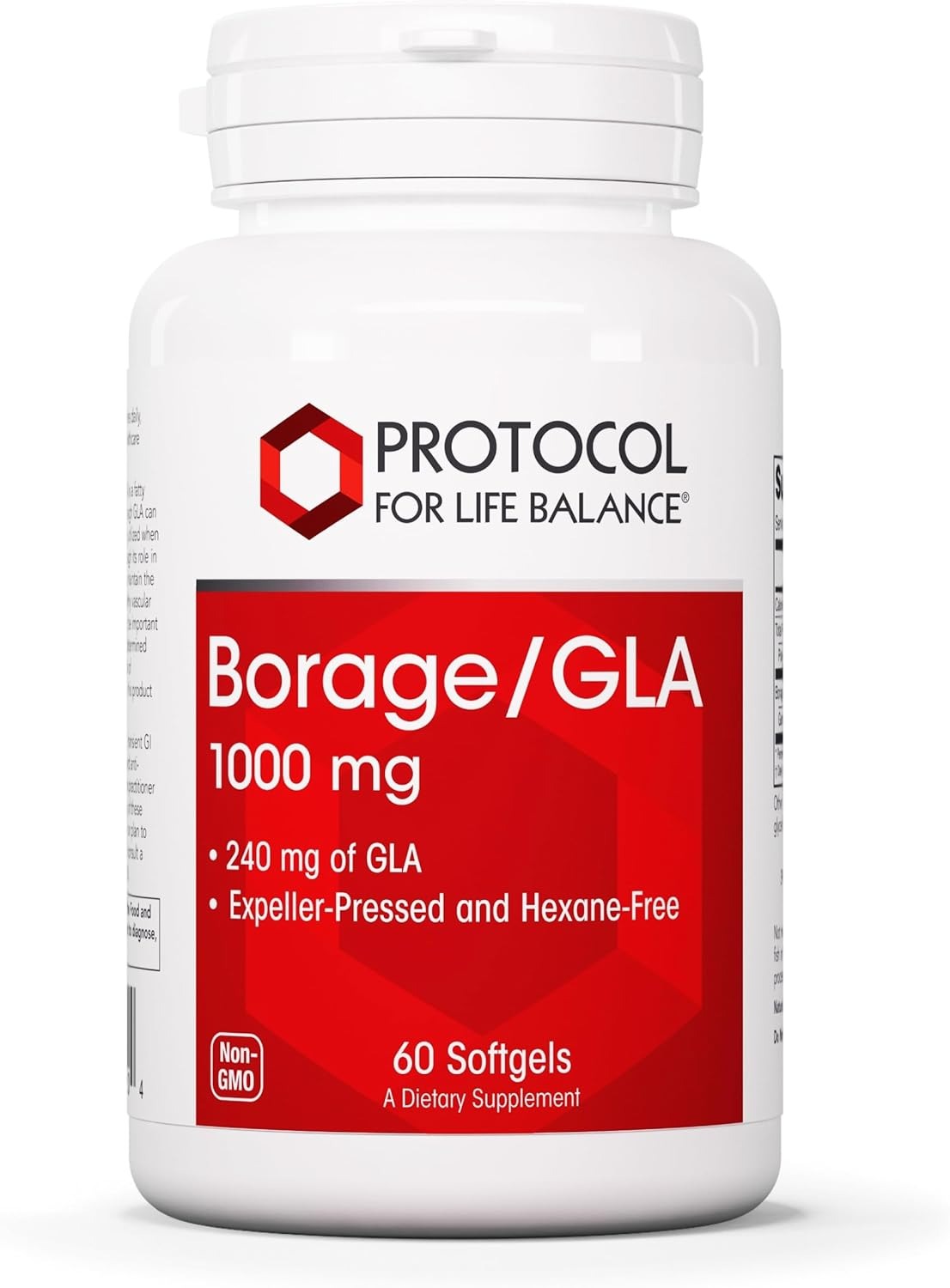 Borage / GLA 1000mg x60 Softgels - Protocol for Life - Protocol For Life Balance