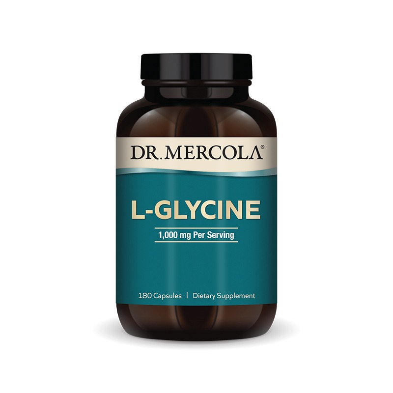 Glycine 1000mg x180 Caps - Dr. Mercola - Dr. Mercola