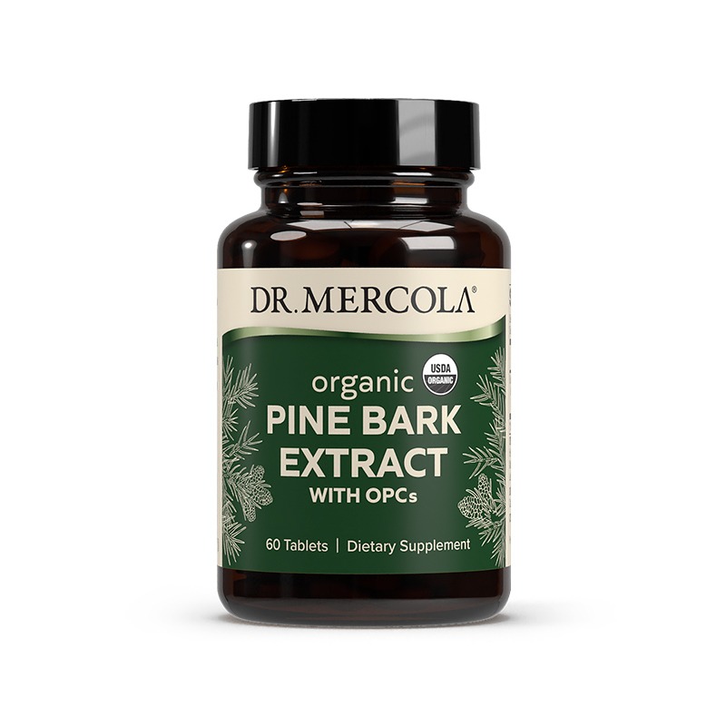 Pine Bark Extract Organic with OPCs x60 Tabs - Dr. Mercola - Dr. Mercola