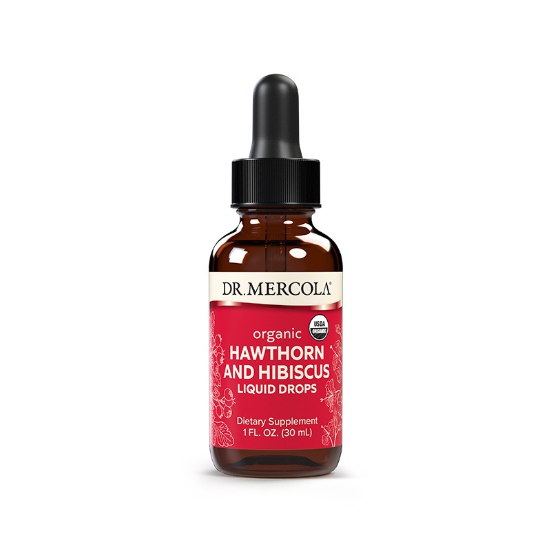 Hawthorne and Hibiscus Liquid Organic 1 Oz -Mercola - Dr. Mercola