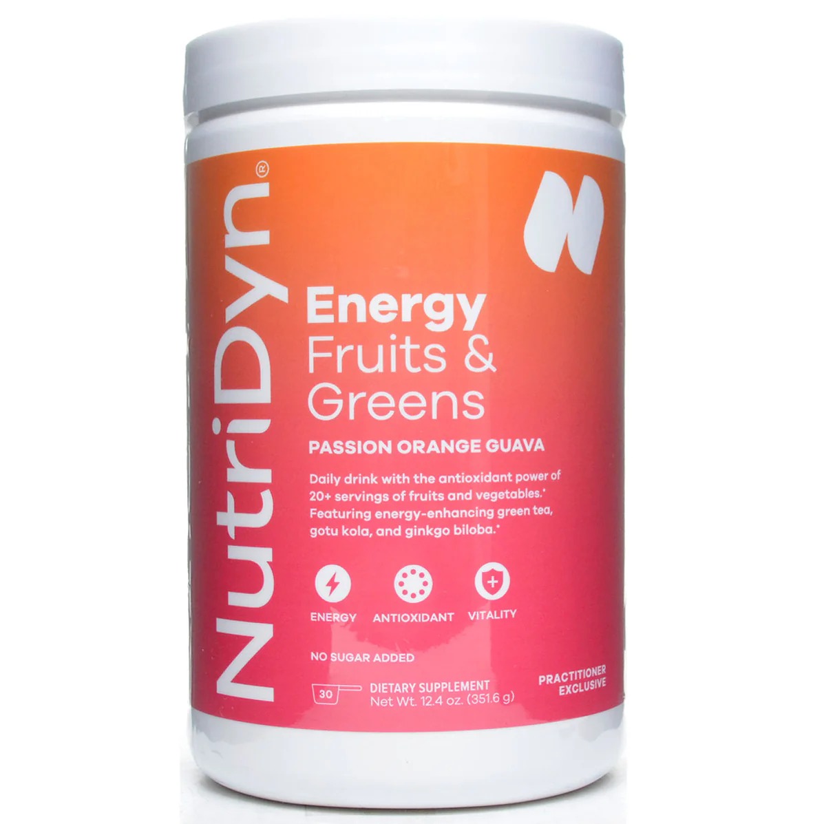 Energy Fruits & Greens (Passion Orange Guava) (12.4 oz) x30 Servings - NutriDyn - NutriDyn