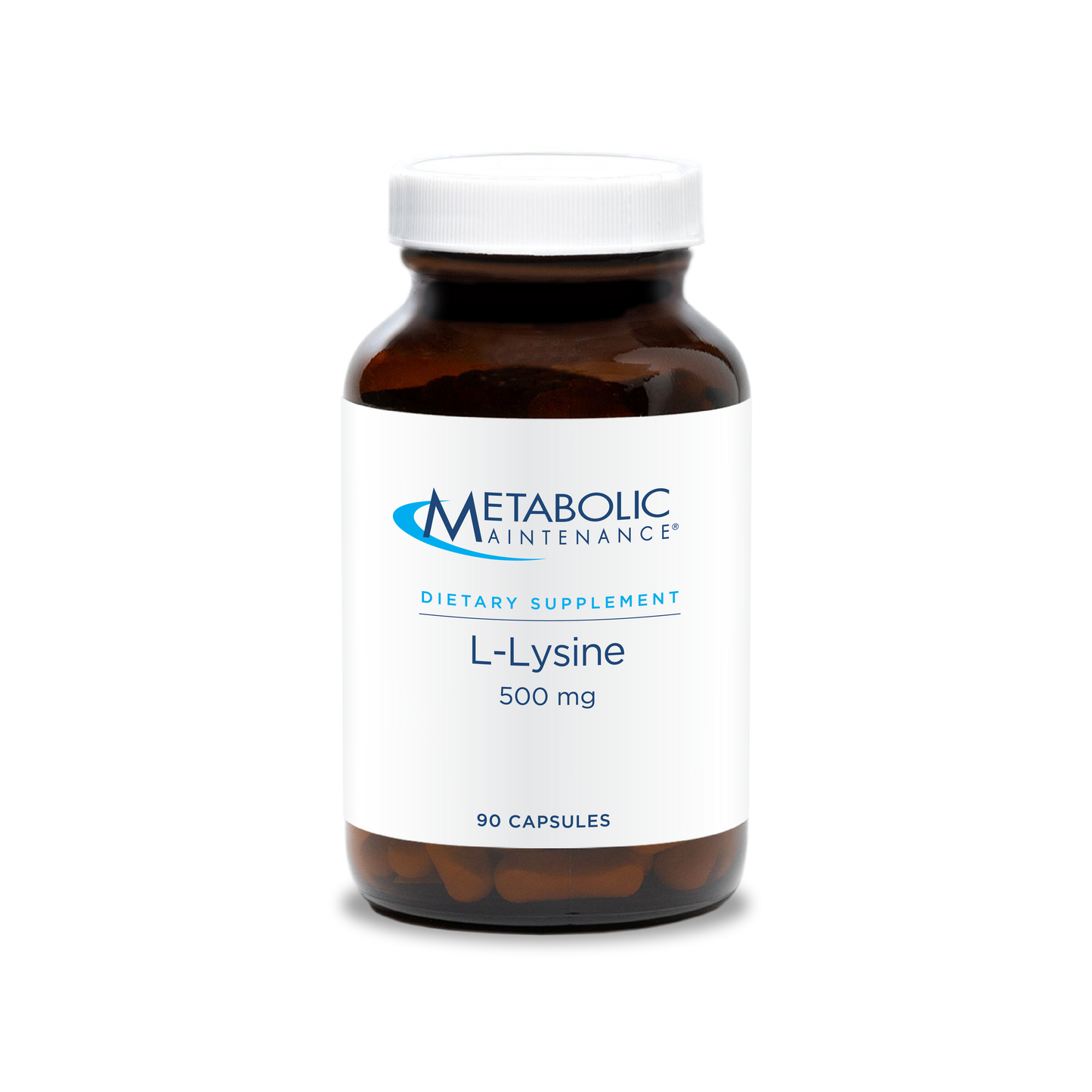 L-Lysine 500mg x90 Caps - Metabolic Maintenance - Metabolic Maintenance