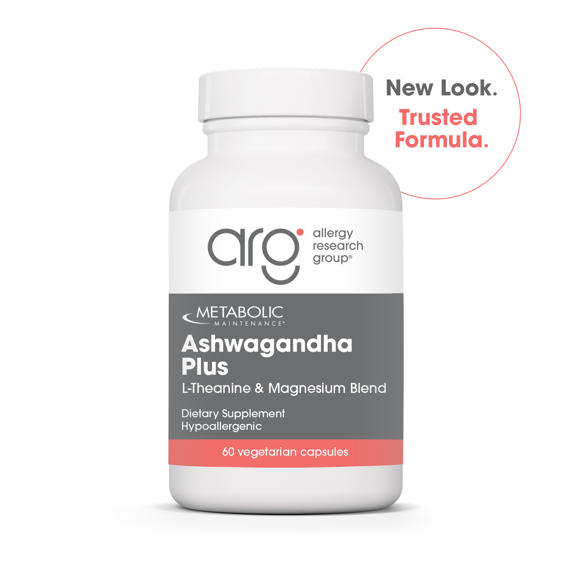 Ashwagandha Plus (L-Theanine + Magnesium) x60 Caps - Metabolic Maintenance - Metabolic Maintenance