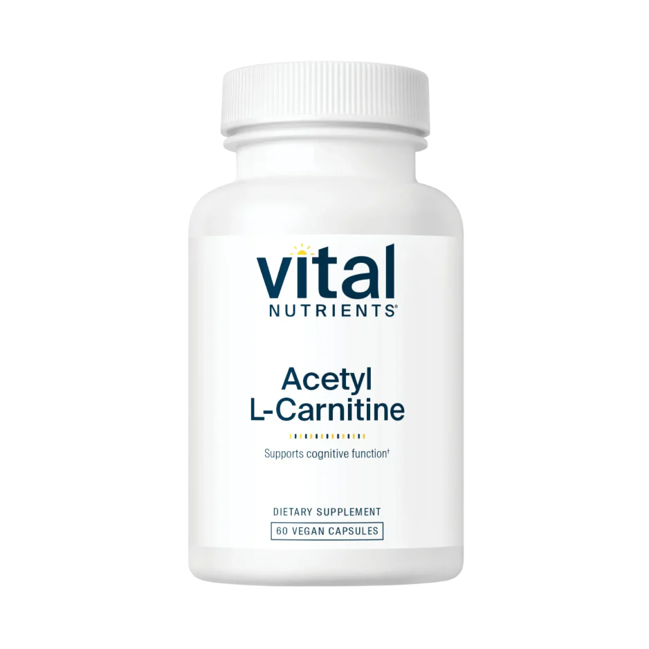 Acetyl L-Carnitine 500mg x60 Caps - Vital Nutrients - Vital Nutrients
