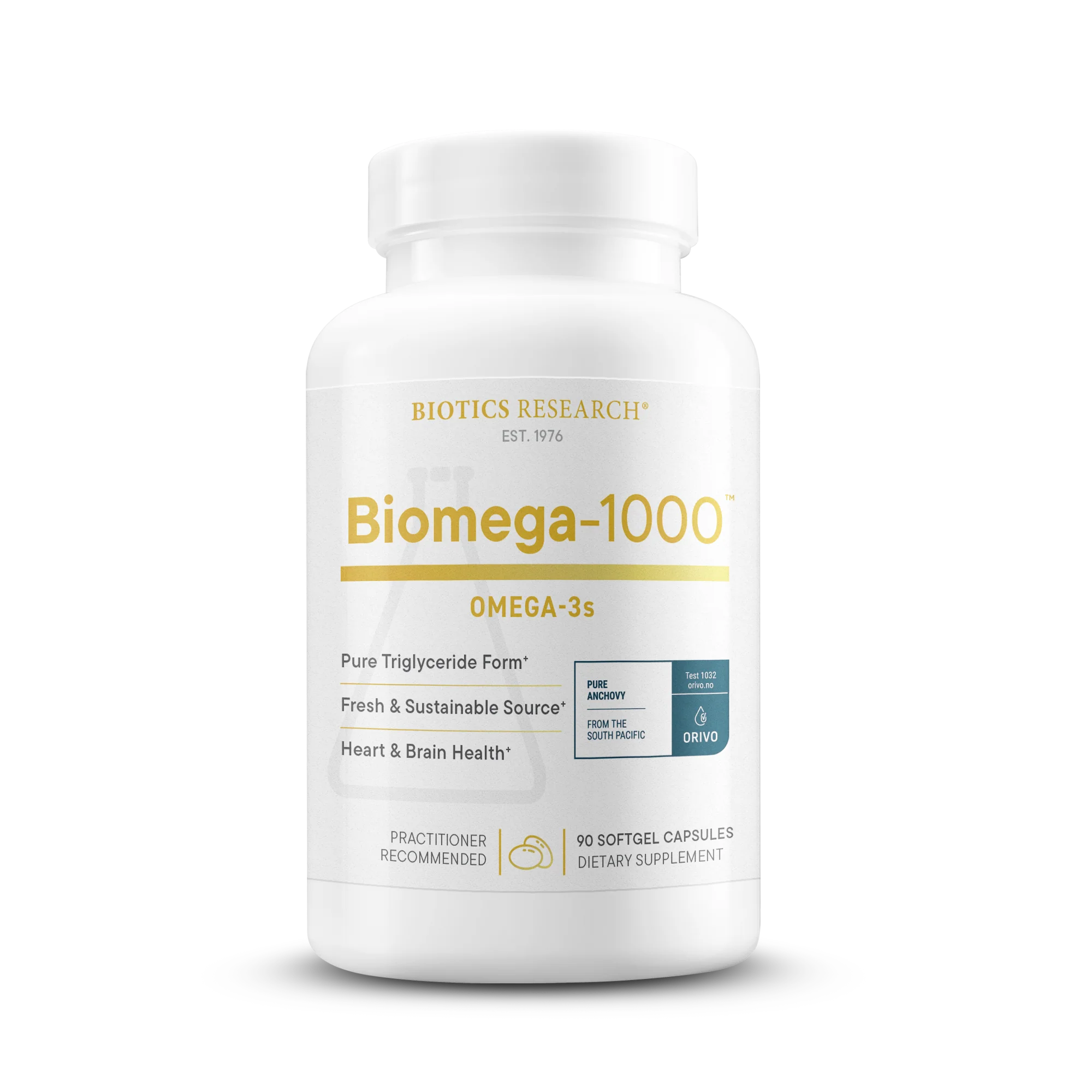 Biomega-1000 x90 Softgels - Biotics Research - Biotics Research