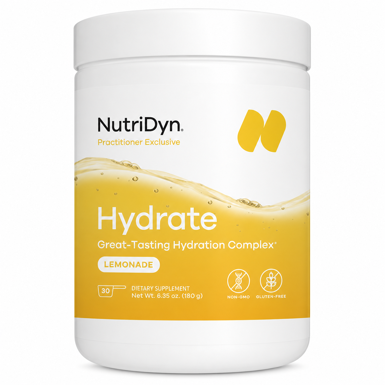 Hydrate x30 Servings (Lemonade) (6.35 Oz / 180g) - NutriDyn - NutriDyn