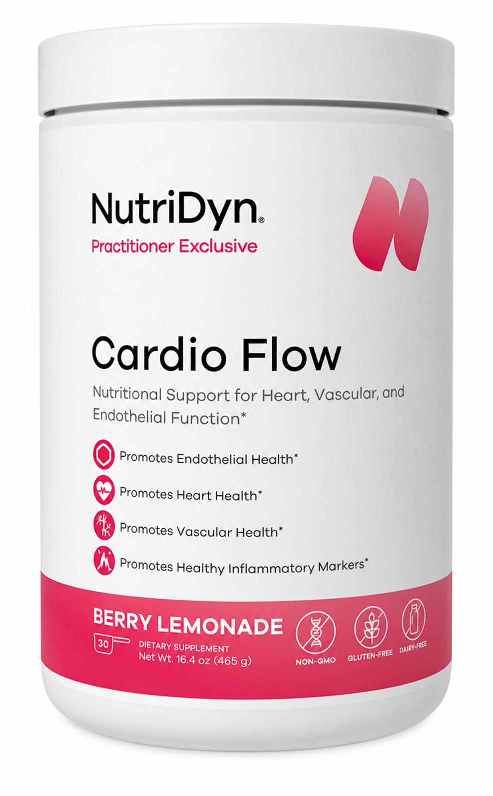 Cardio Flow (Berry Lemonade) (16.4 oz) - NutriDyn - NutriDyn