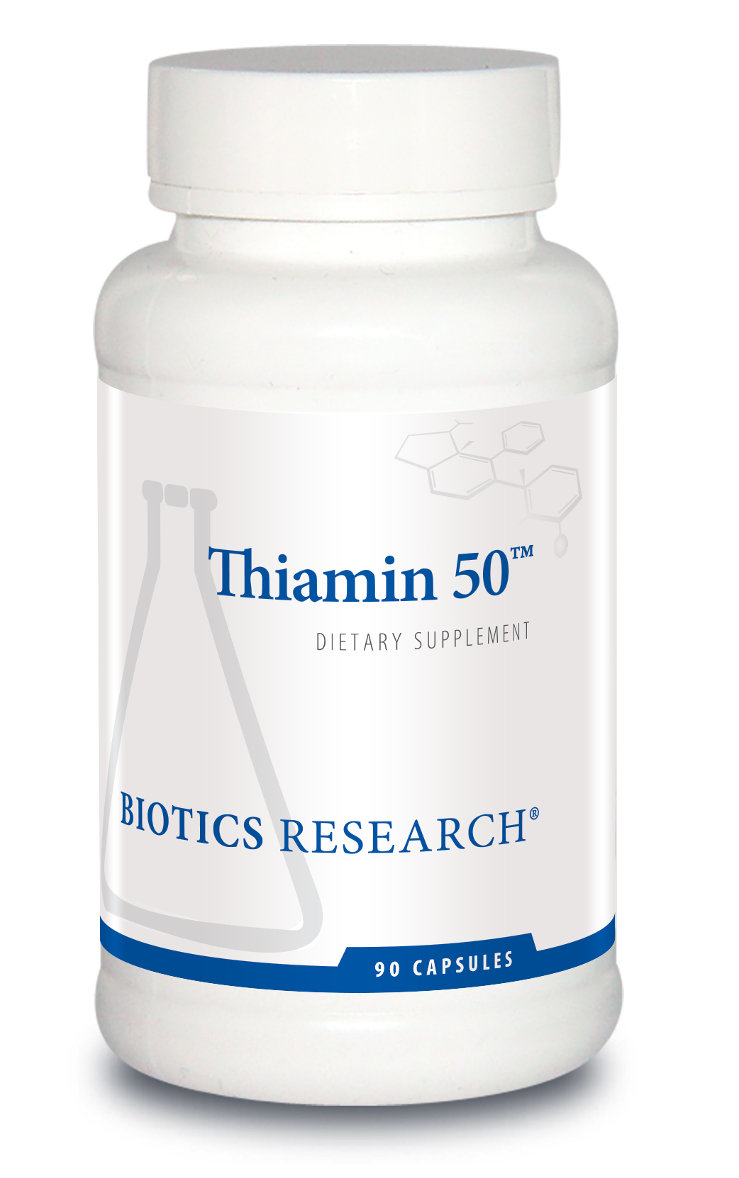 Thiamin 50 x90 Caps - Biotics Research (Vitamin B-1) - Biotics Research