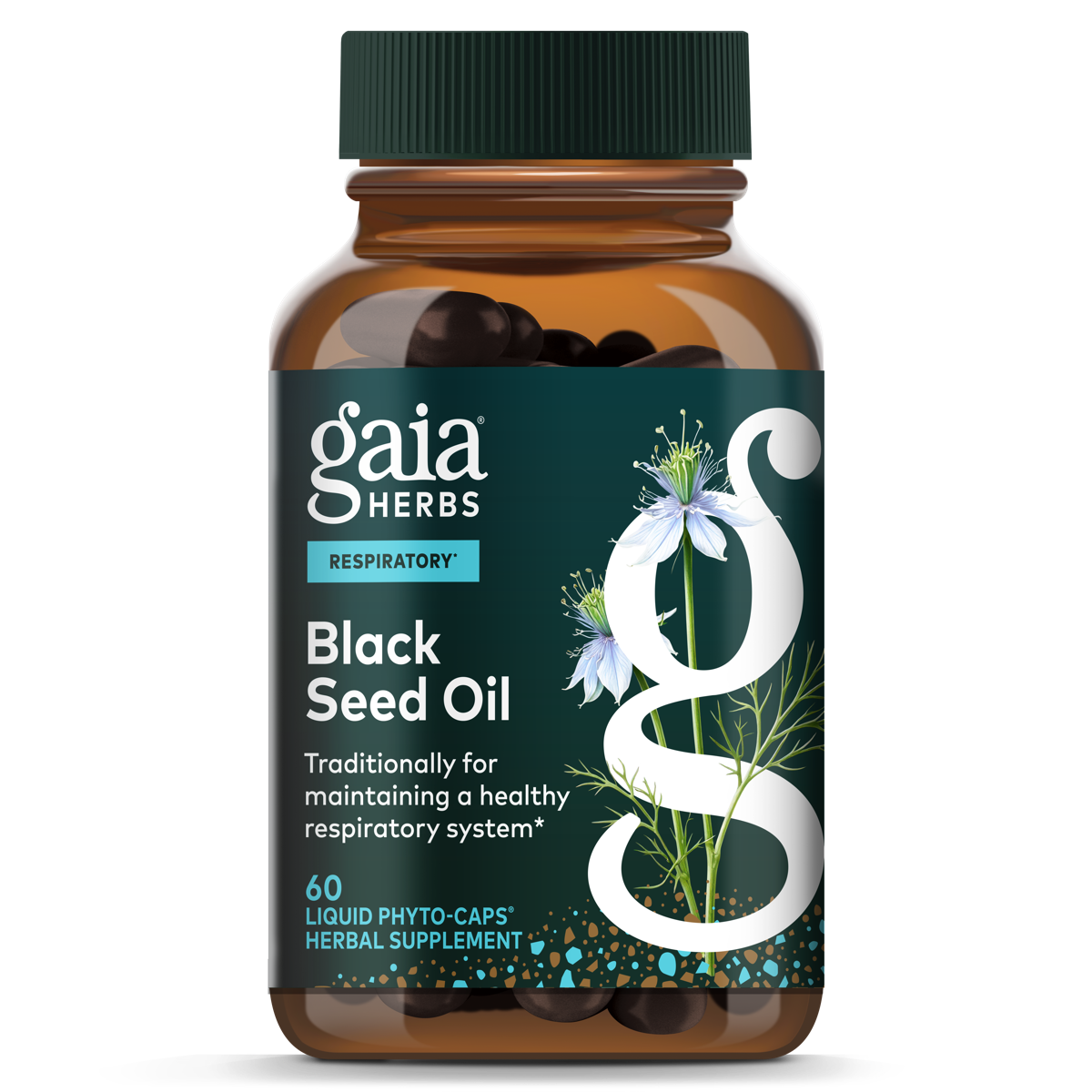 Black Cumin Seed Oil x60 Caps - Gaia Herbs - Gaia Herbs Pro