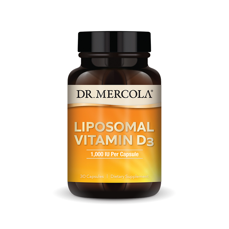 Liposomal Vitamin D3 1,000 IU x30 Caps - Dr. Mercola - Dr. Mercola