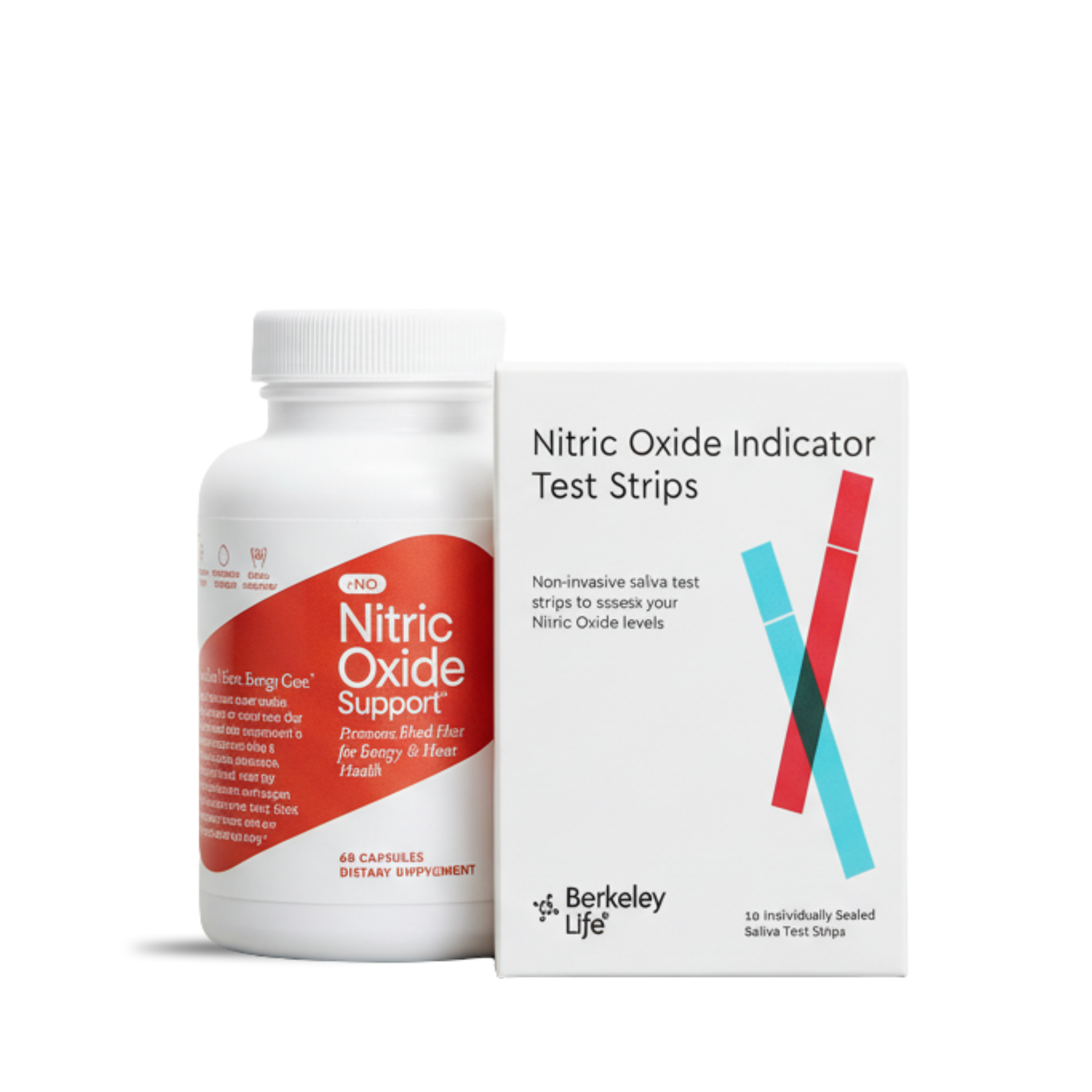Nitric Oxide Daily Foundation x60 Caps & 50 Test Strips - Berkeley Life - Berkeley Life