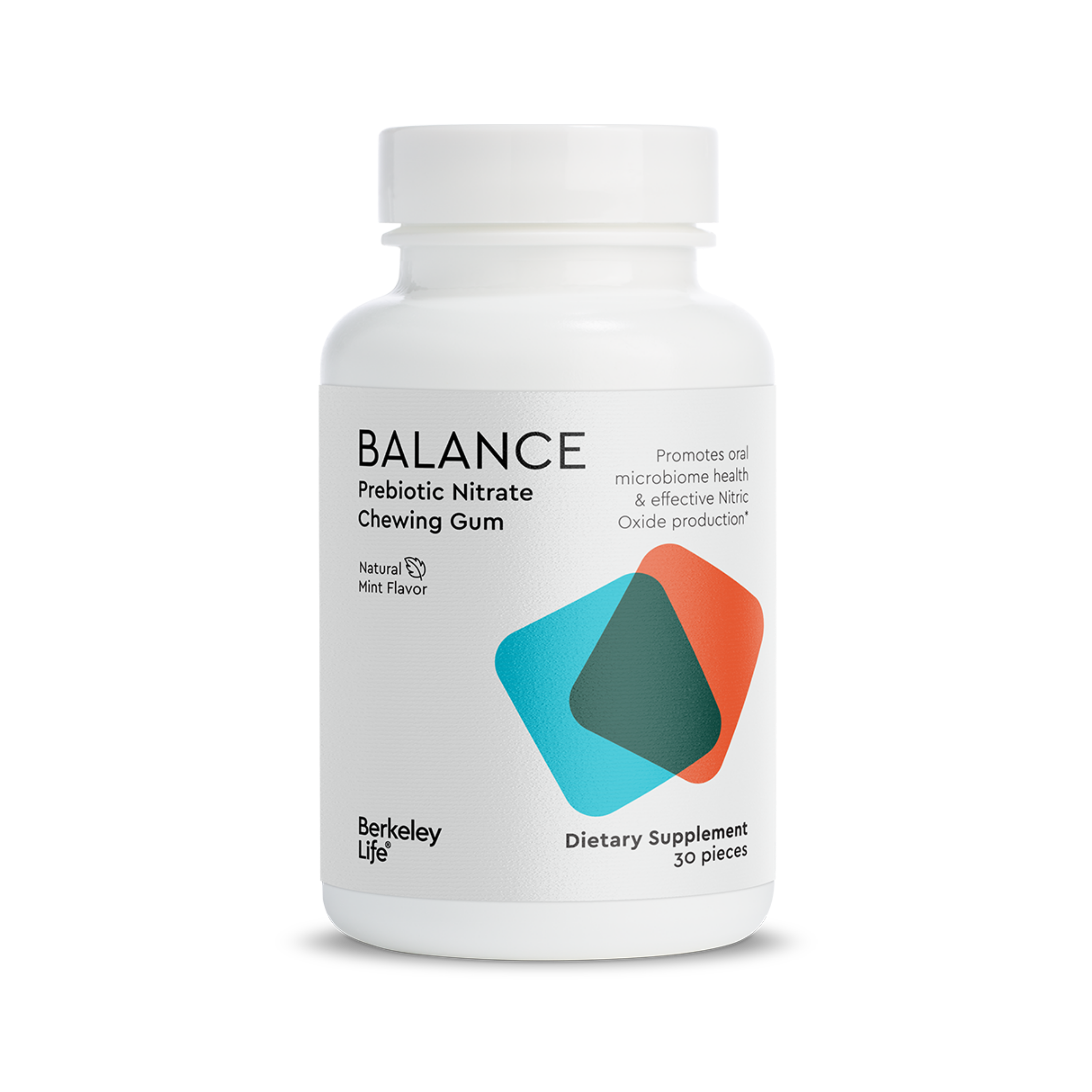 Probiotic Nitrate Chewing Gum x30 Pieces - Berkeley Life - Berkeley Life