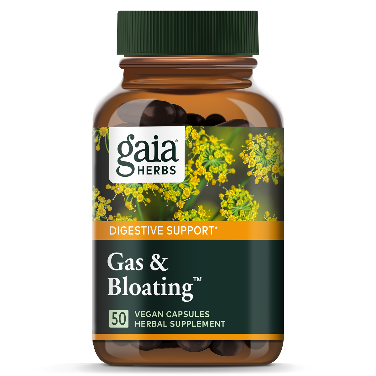 Gas & Bloating x50 Caps - Gaia Herbs - Gaia Herbs Pro