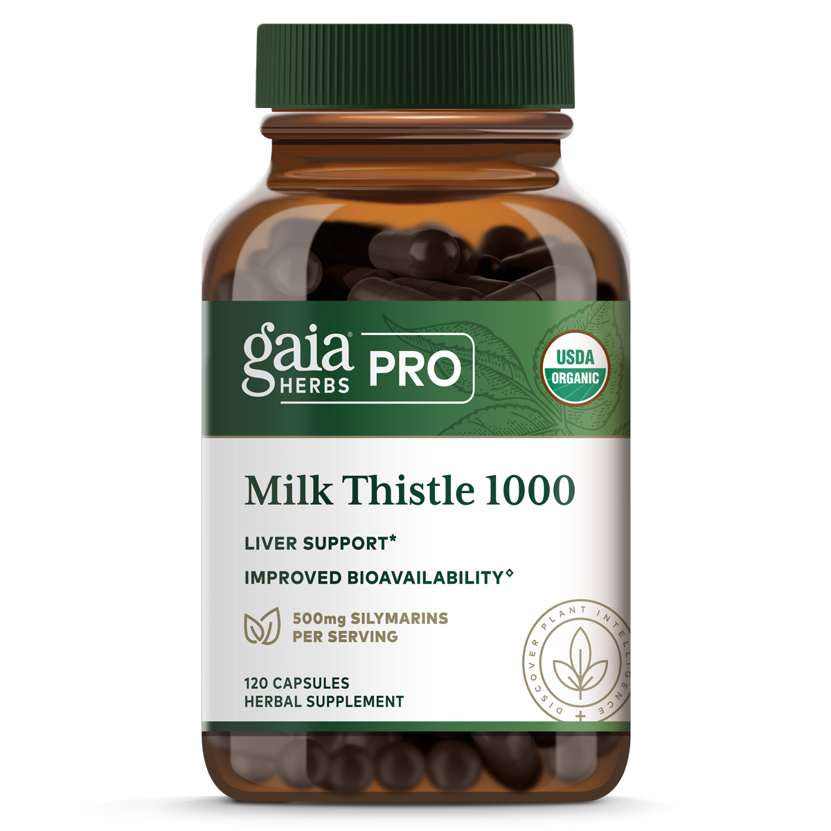 Milk Thistle 1000 x120 Caps - Gaia Herbs Pro - Gaia Herbs Pro