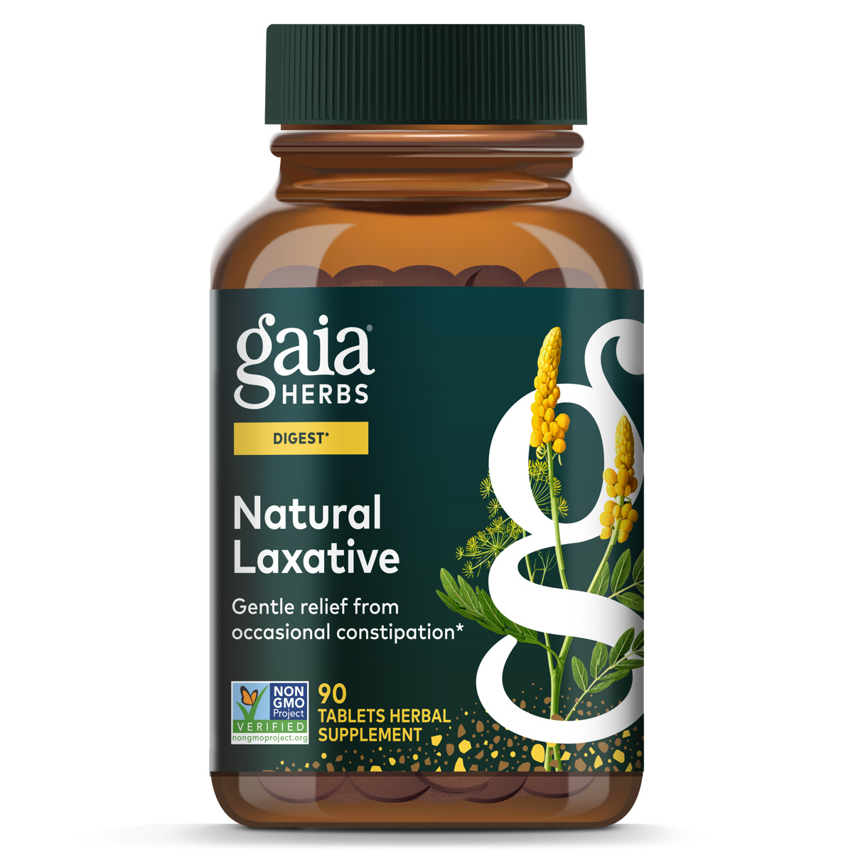 Natural Laxative x90 Tabs - Gaia Herbs - Gaia Herbs Pro