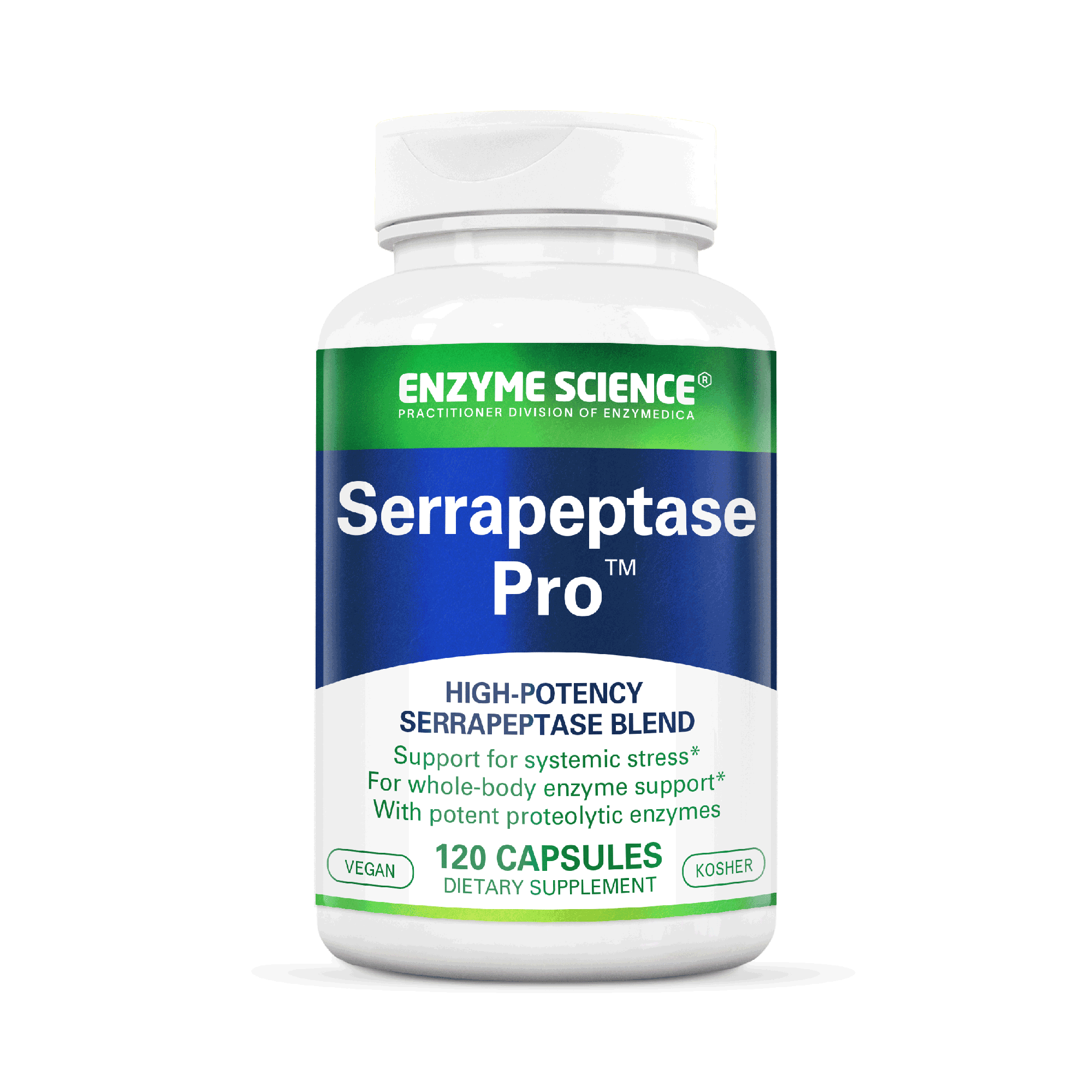 Serrapeptase Pro x120 Caps - Enzyme Science - Enzyme Science