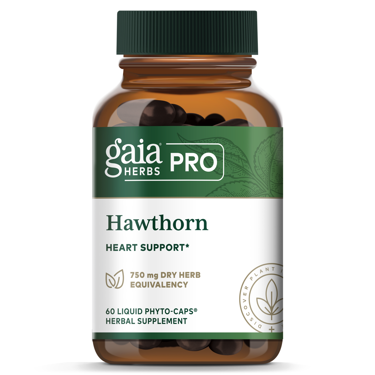 Hawthorn 500mg x60 Caps - Gaia Herbs PRO - Gaia Herbs Pro