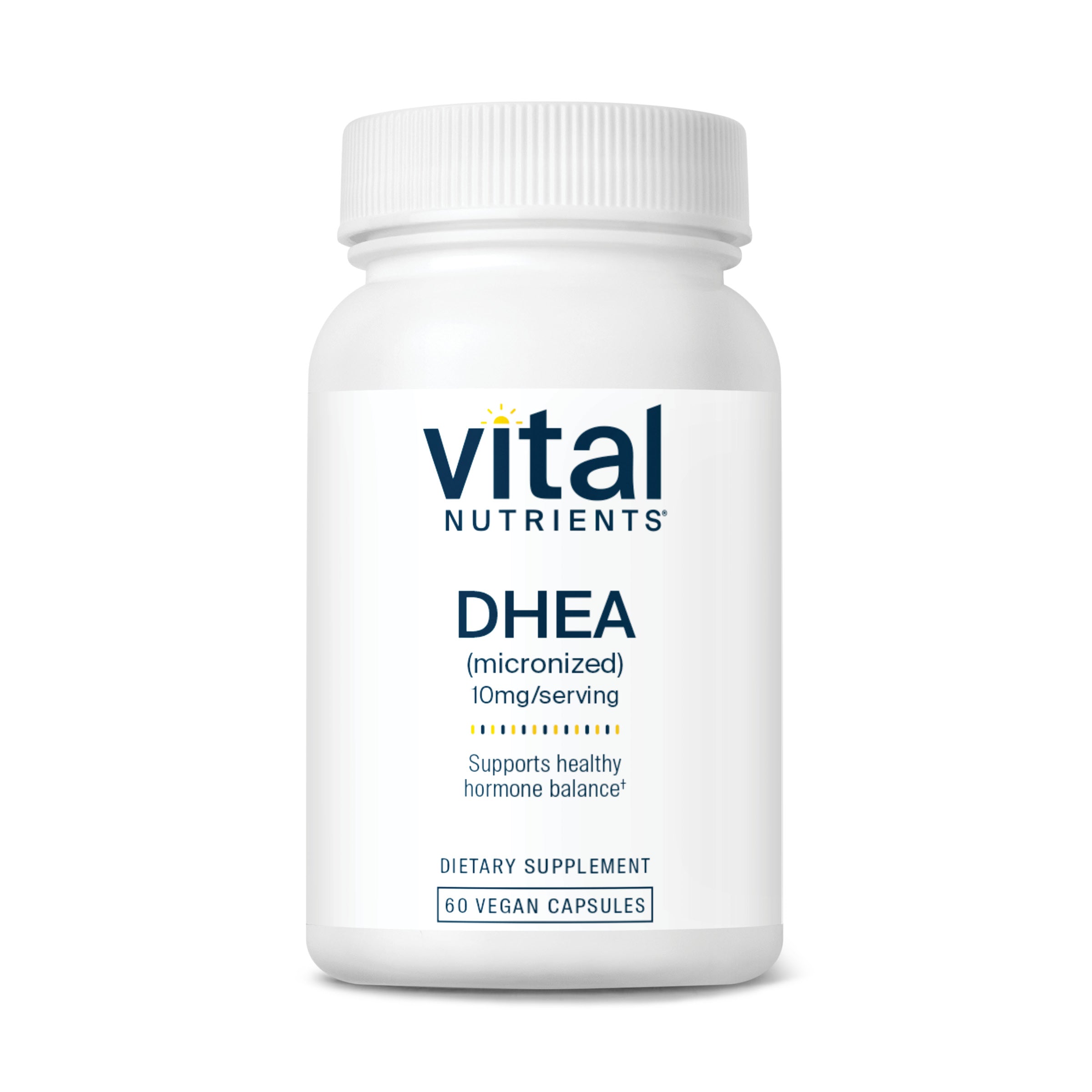 DHEA Micronized 10mg x60 Caps - Vital Nutrients - Vital Nutrients