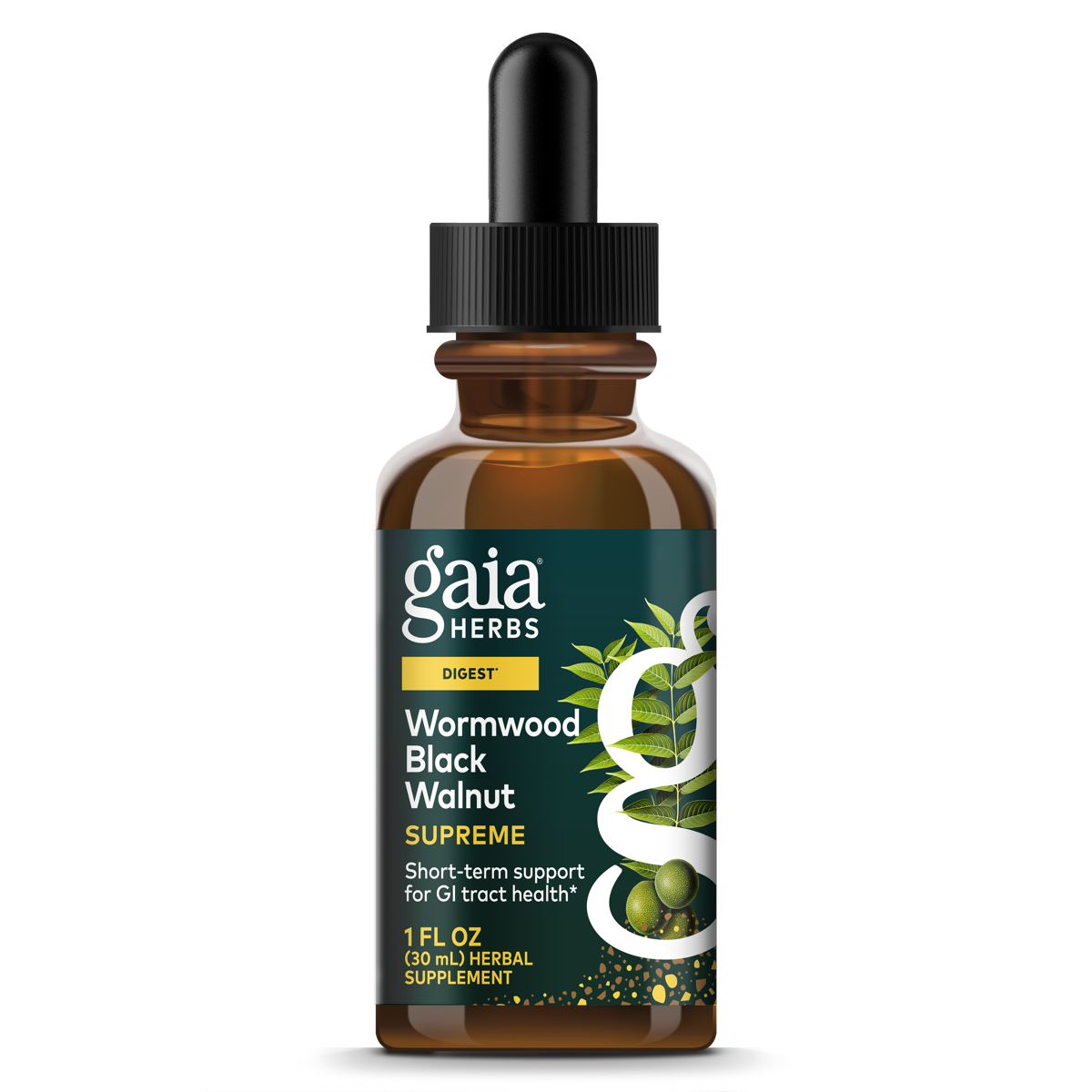 Wormwood Black Walnut Supreme 30mL Gaia - Gaia Herbs Pro