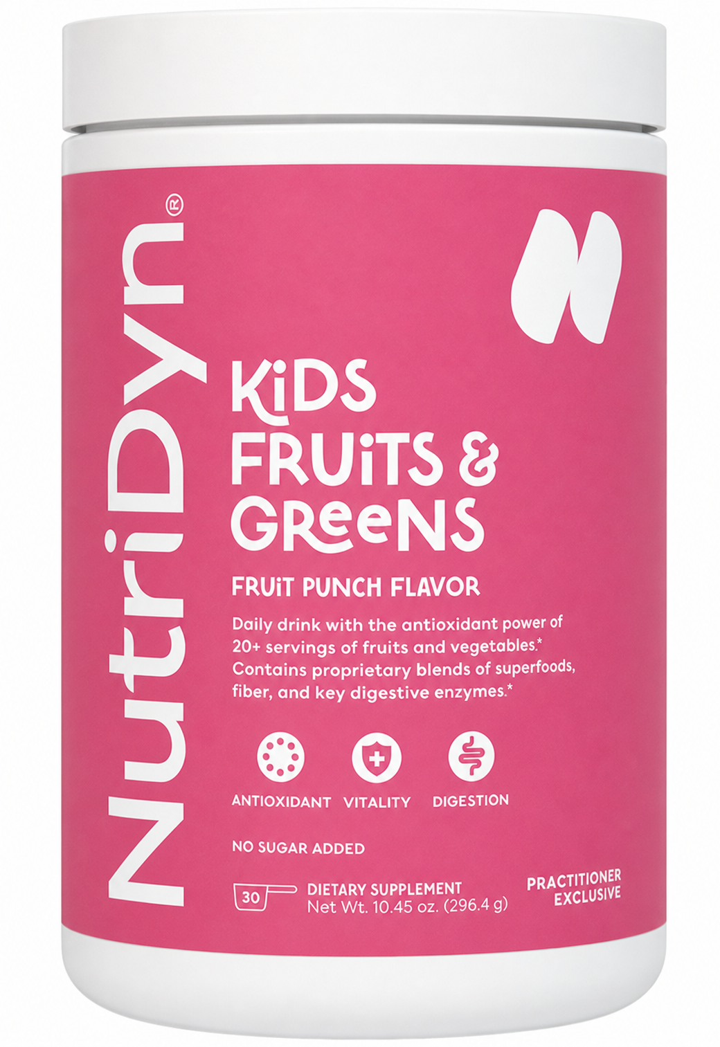 Fruits & Greens KIDS x30 Servings (10.45 oz) - NutriDyn - NutriDyn