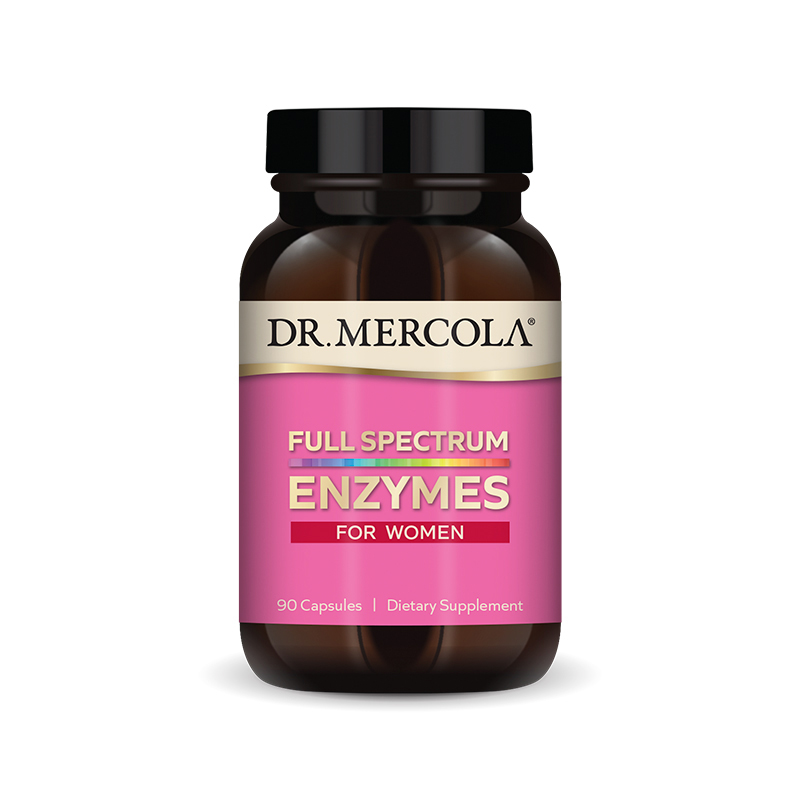 Full Spectrum Enzymes for Women x90 Caps - Dr. Mercola - Dr. Mercola