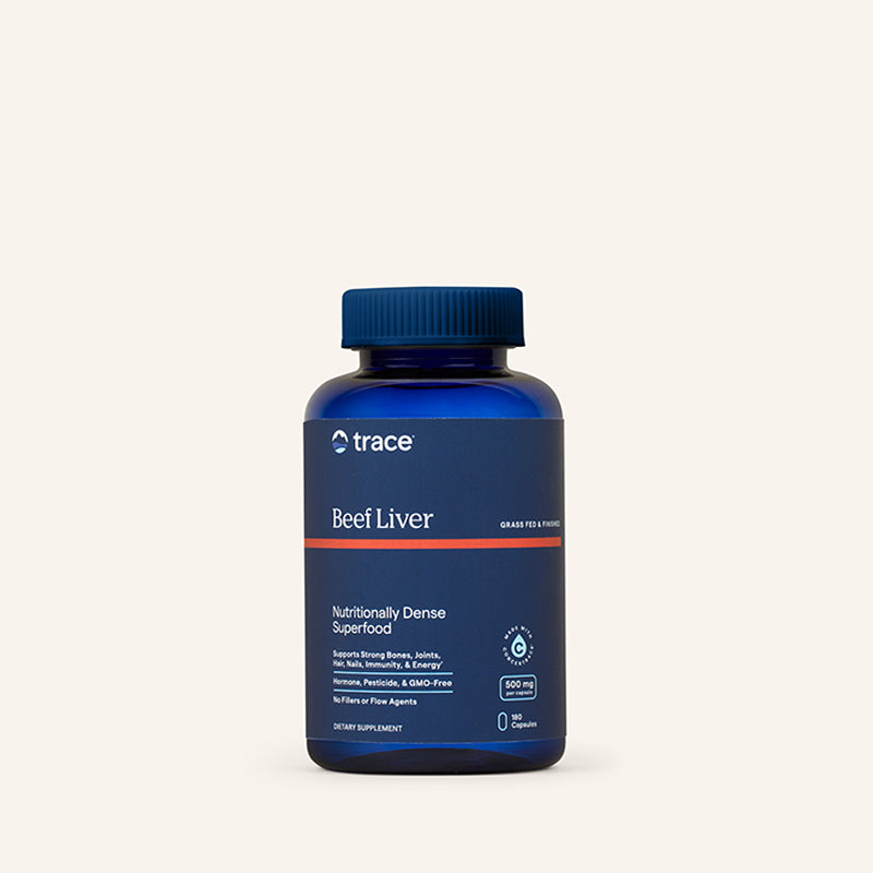 Beef Liver Capsules x180 Caps - Trace Minerals - Trace Minerals