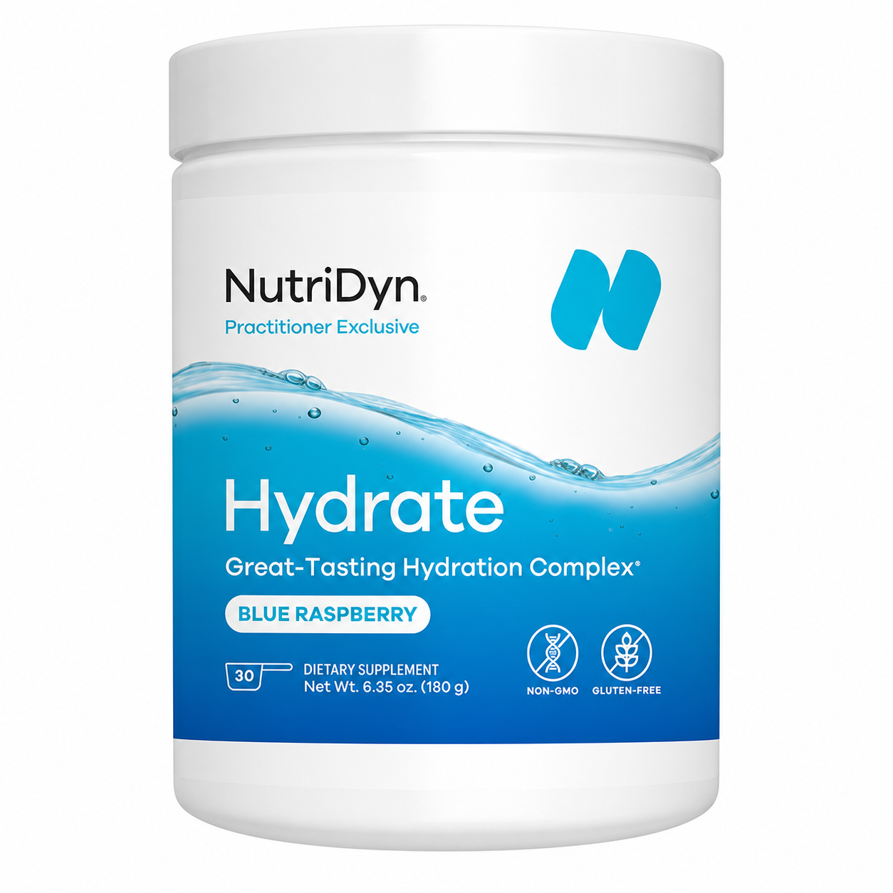 Hydrate Blue Raspberry 6.35 Oz (180g) - NutriDyn - NutriDyn