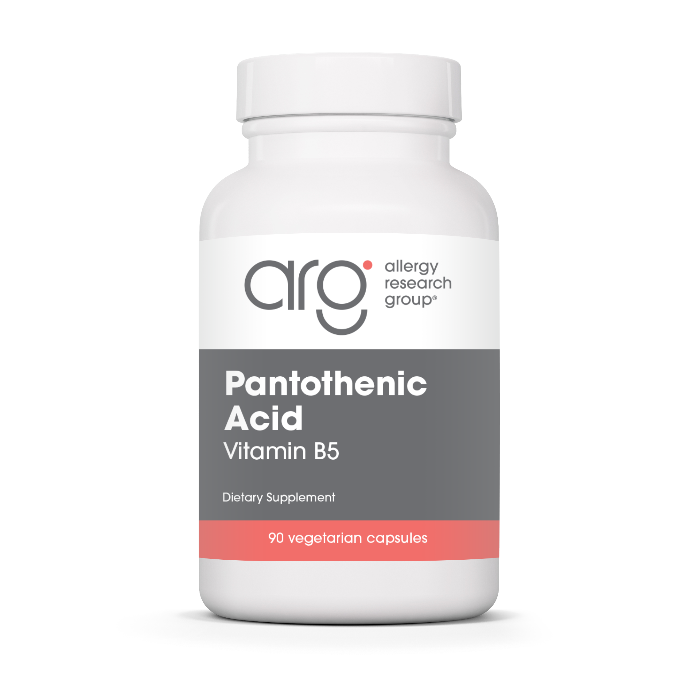 Pantothenic Acid 500mg x90 Caps - Allergy Research Group - Allergy Research Group