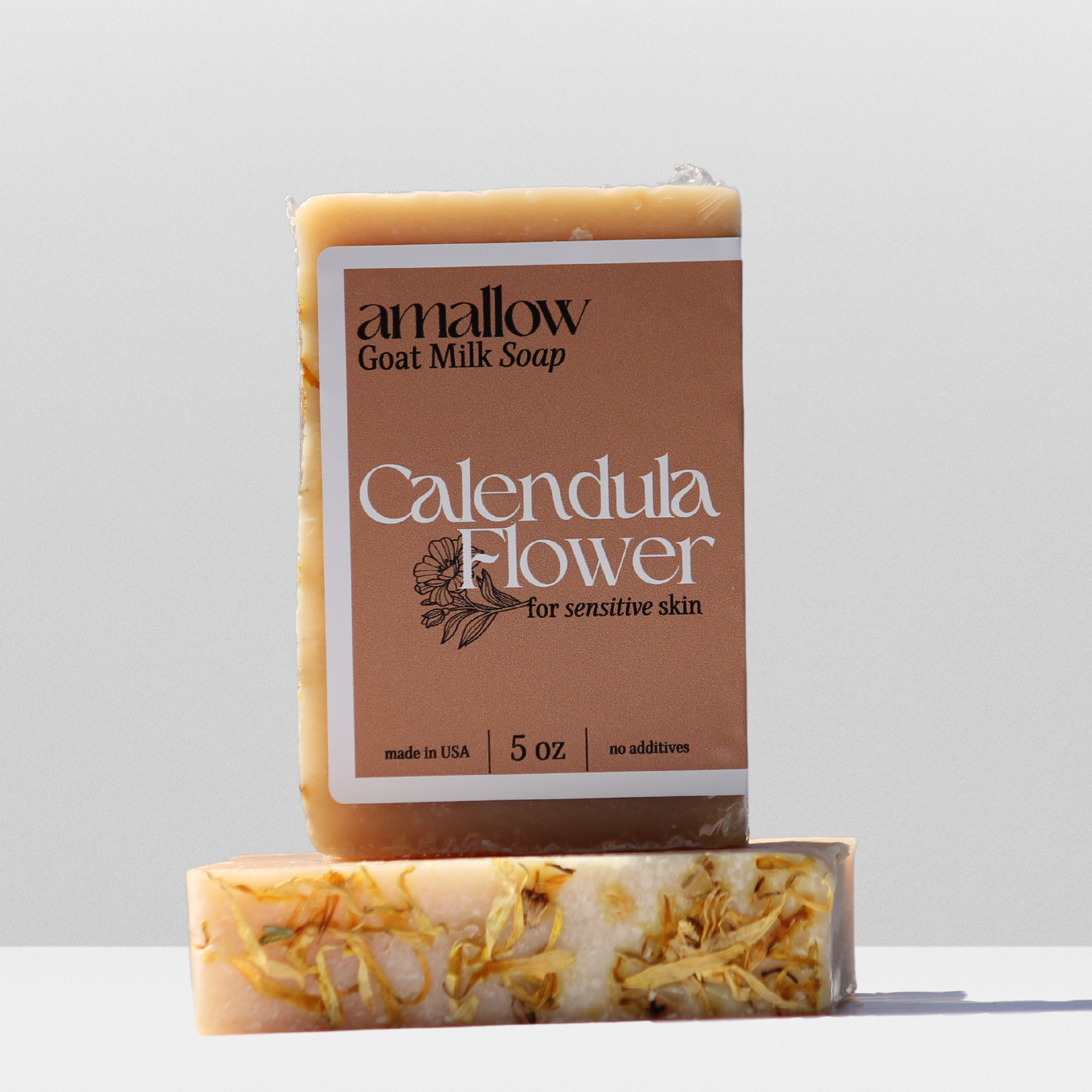 Goat Milk Soap Calendula Flower - Amallow - Amallow