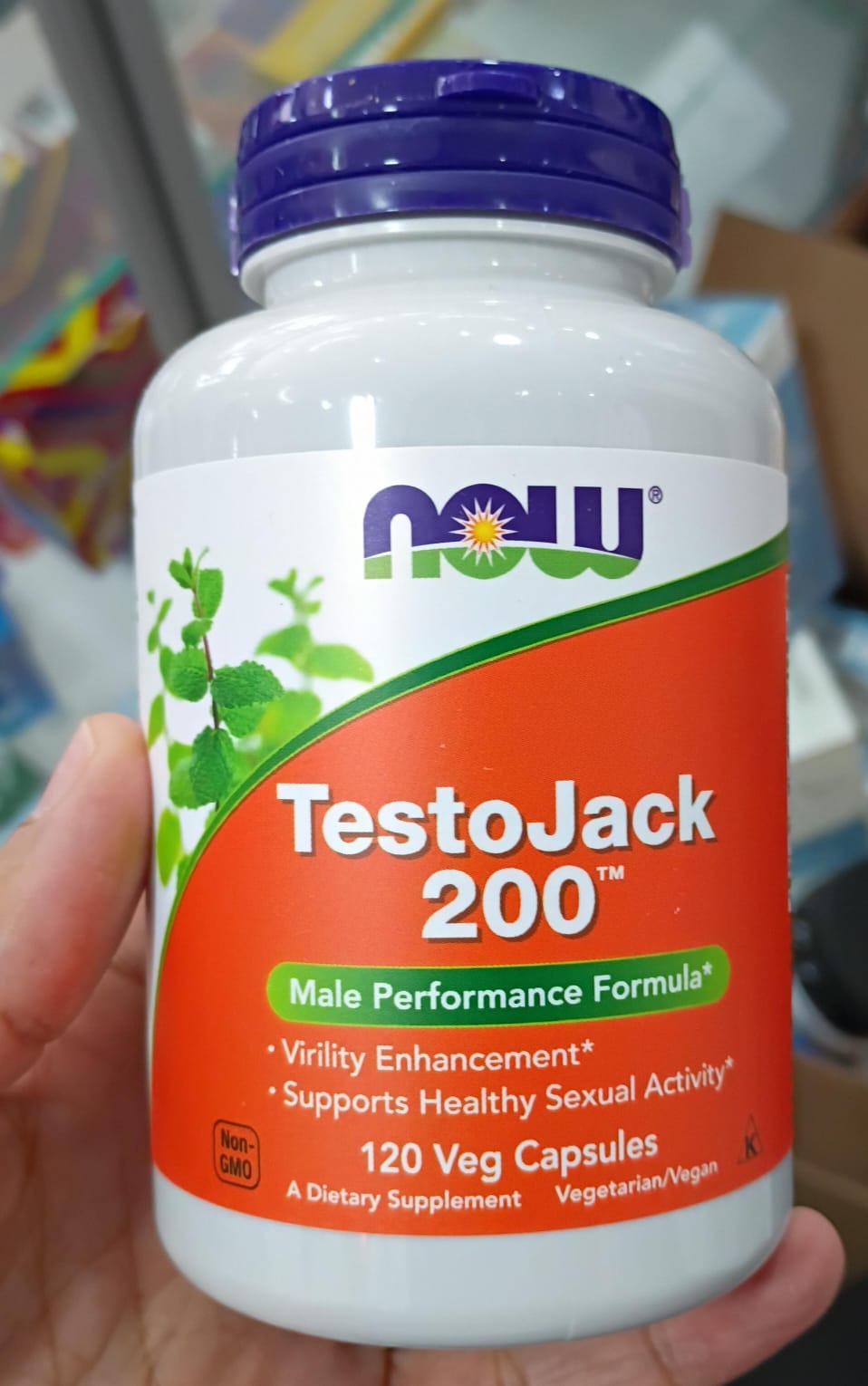 TestoJack 200 x120 Veg Caps - NOW 2197 - NOW