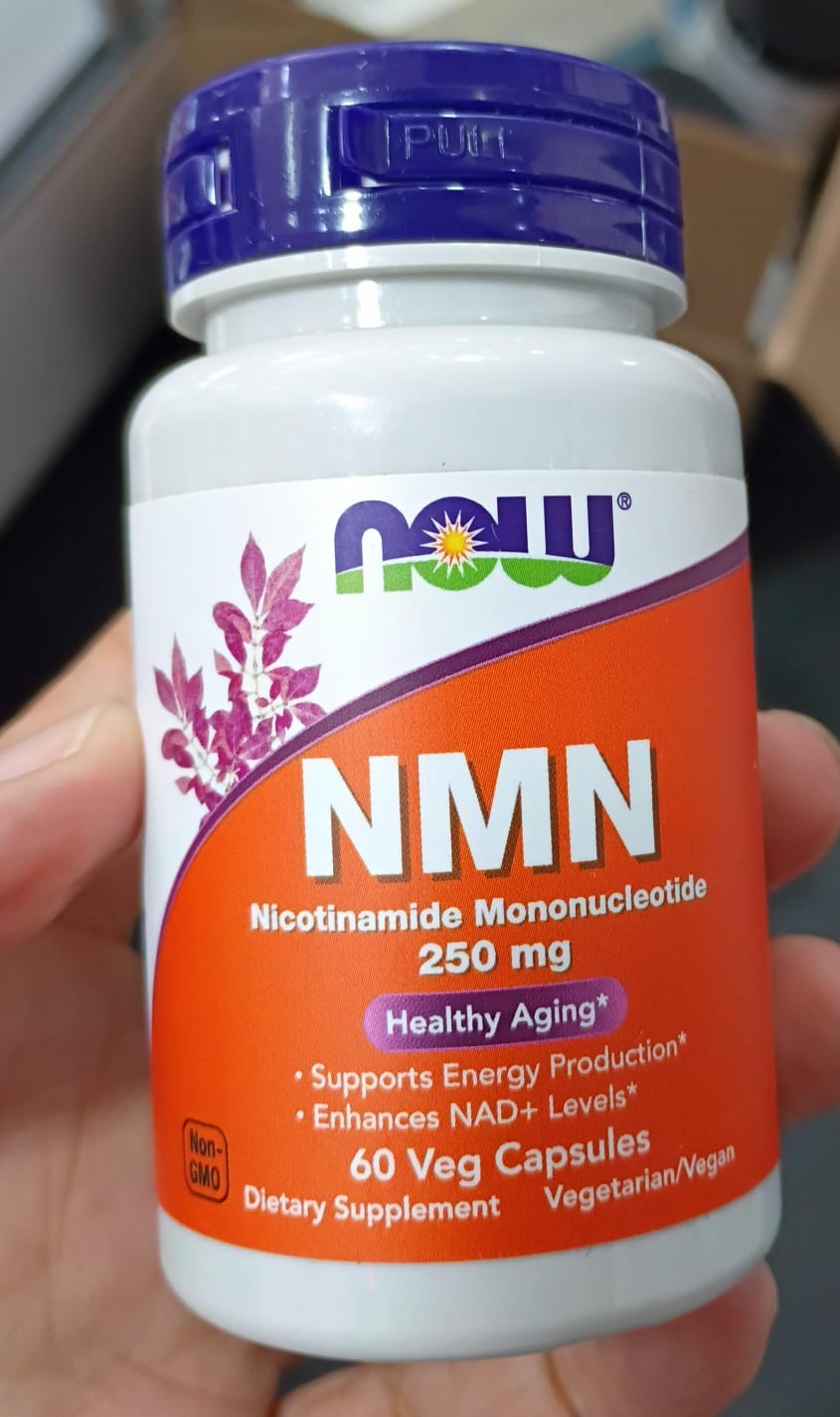 NMN 250mg x60 Veg Caps - NOW 0504 - NOW