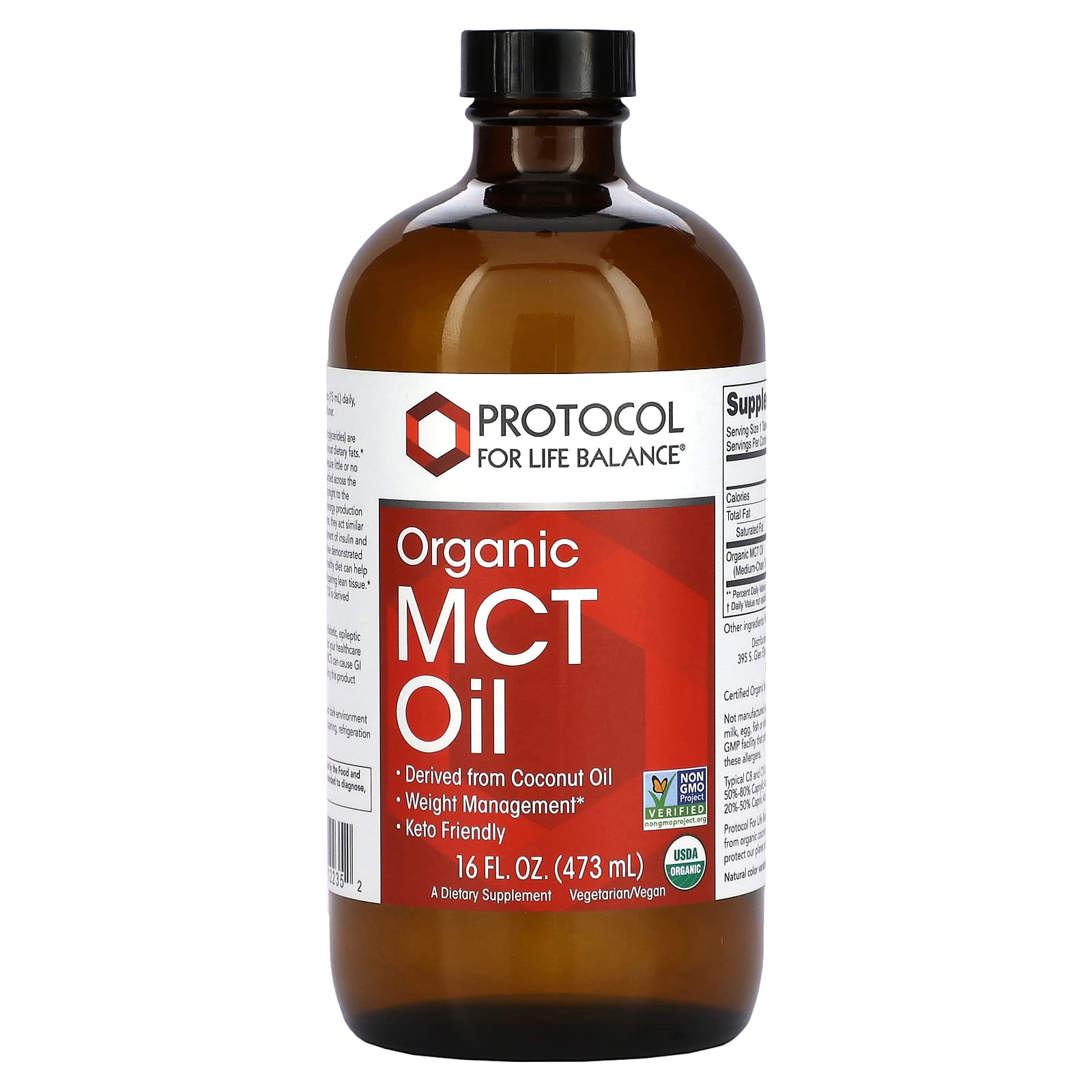 MCT Liq. Puro 16 Oz. - Protocol For Life Balance - Protocol For Life Balance